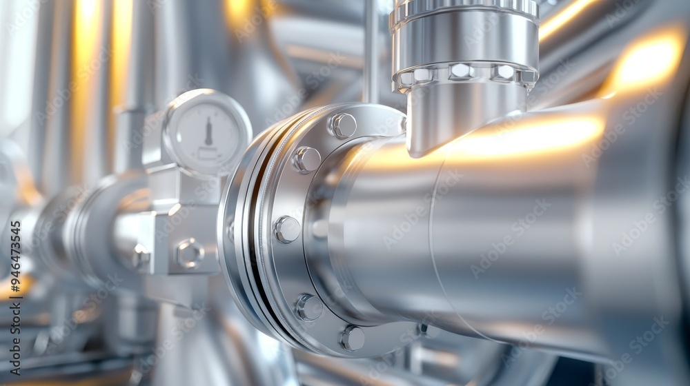 High-definition image of an ethylene cooling system s compressor, capturing the complexity and technical design of the machinery High-definition image of an ethylene cooling system s compressor, capturing the complexity and technical design of the machinery
