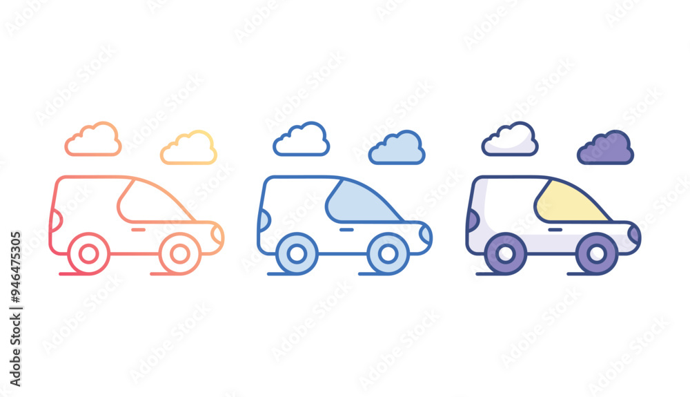 Hatchback icon design with white background stock illustration Hatchback icon design with white background stock illustration