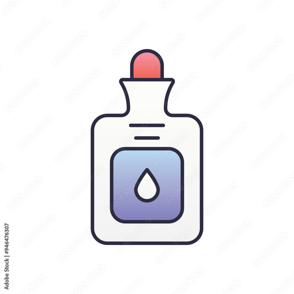Obraz premium Pocket Hot Water vector icon