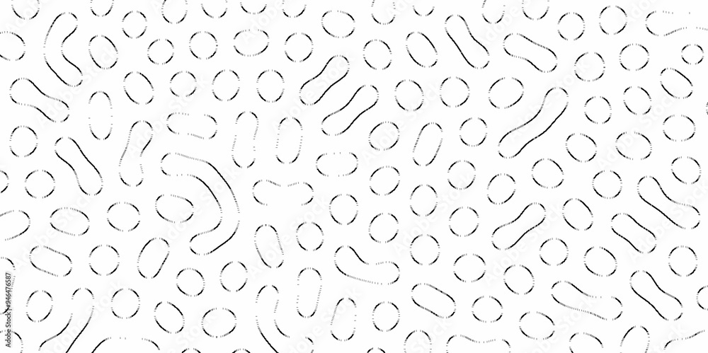 Fototapeta premium Abstract Turing organic wallpaper with background. Turing reaction diffusion monochrome seamless pattern with chaotic motion. Natural seamless line pattern. Linear design with biological shapes.