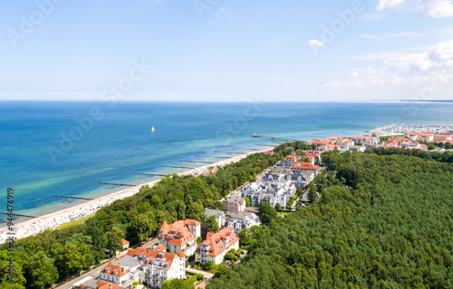 Baltic Sea resort of Kühlungsborn on the German Baltic Sea coast