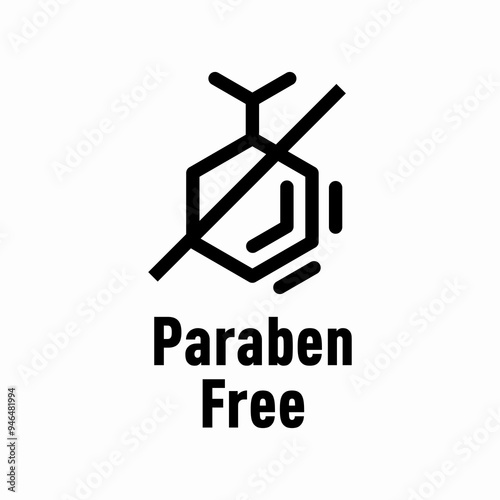 Paraben Free vector information signs