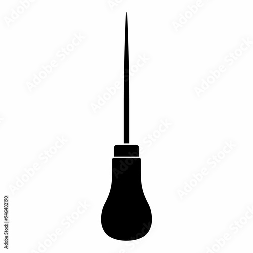 Awl Tool with Hardwood Handle