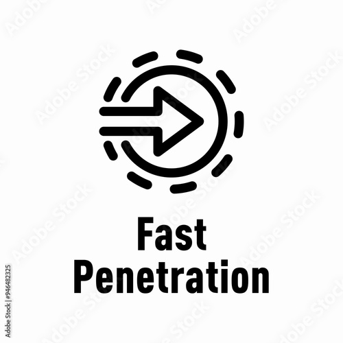 Fast Penetration vector information sign