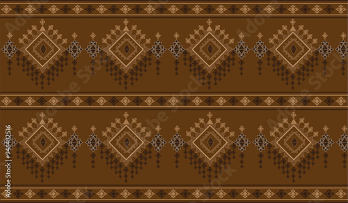 Beautiful fabric patterns Native ethnic patterns can be used to knit shawls, curtains, blankets, sarongs, and yarn for all types of clothing including wall coverings.