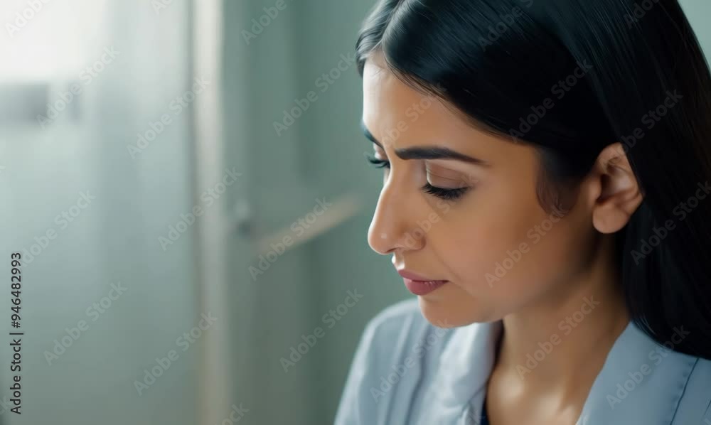 Iranian Psychologist Taking Notes During Patient Appointment Iranian Psychologist Taking Notes During Patient Appointment