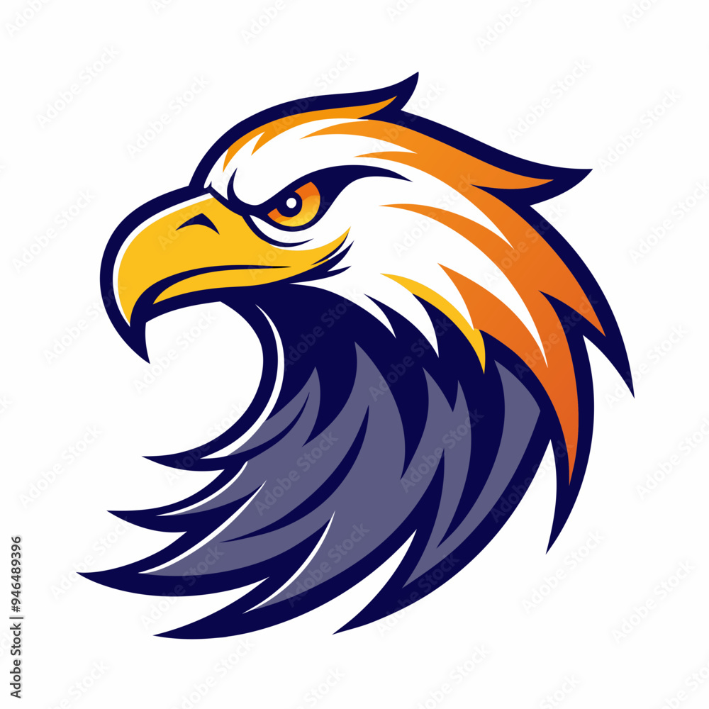 Eagle Logo Vector Art on White Background Eagle Logo Vector Art on White Background