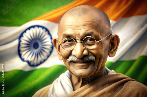 Iconic Leader Mahatma Gandhi: Celebrating India's Independence Day
