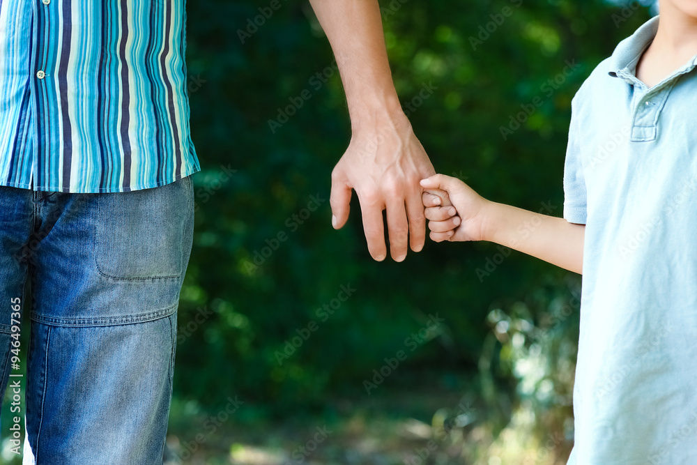 hands of father and child hands of father and child