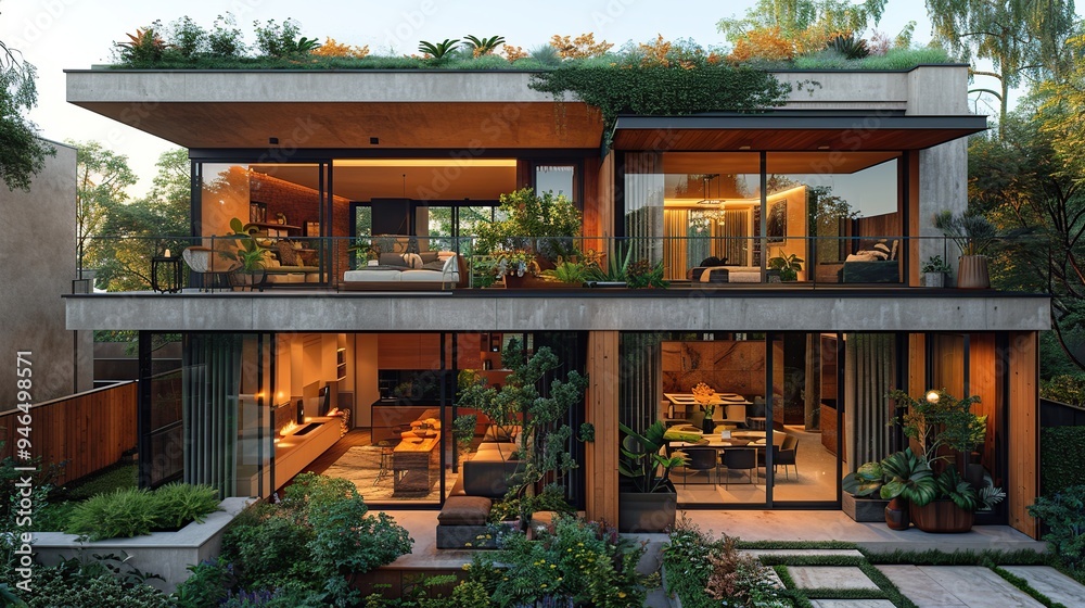 Modern House with Garden Modern House with Garden