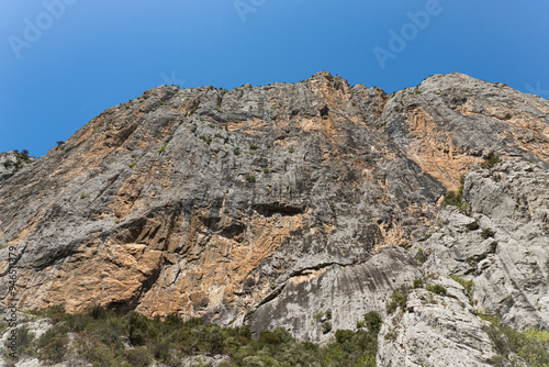 Vezirköprü Şahinkaya Canyon Hills Turkey horizontal. Vezirköprü Şahinkaya Canyon Hill View taken from below, Turkey, Samsun. photo