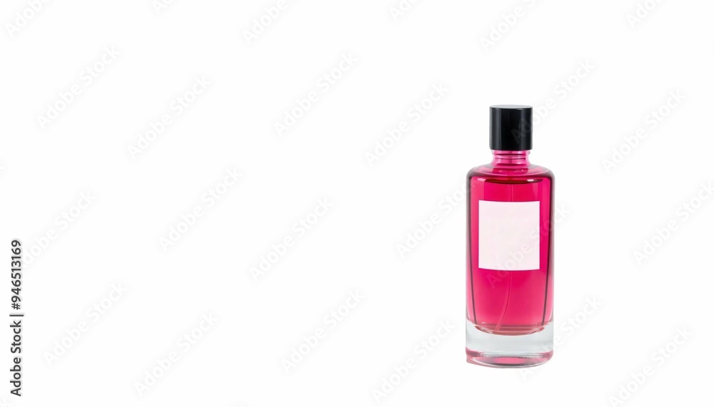 glass perfume bottle, fragrance, cream or essence, isolated white background, for text glass perfume bottle, fragrance, cream or essence, isolated white background, for text