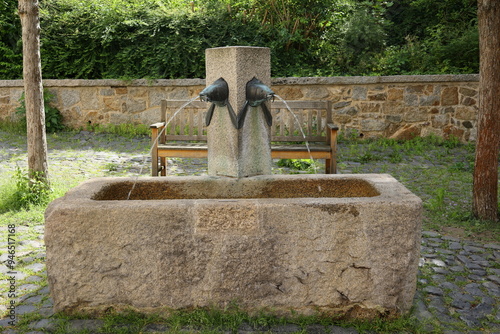 Brunnen im Karpfengrund in der Stadt Görlitz
