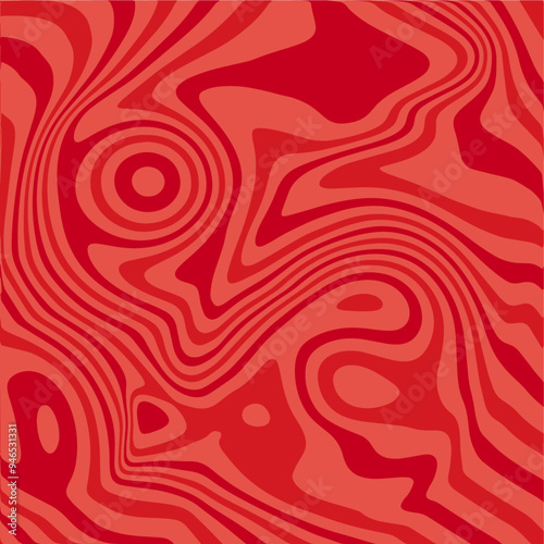 Arrière-plan effet vague liquide cool et groowy. Papier-peint rétro et tendance