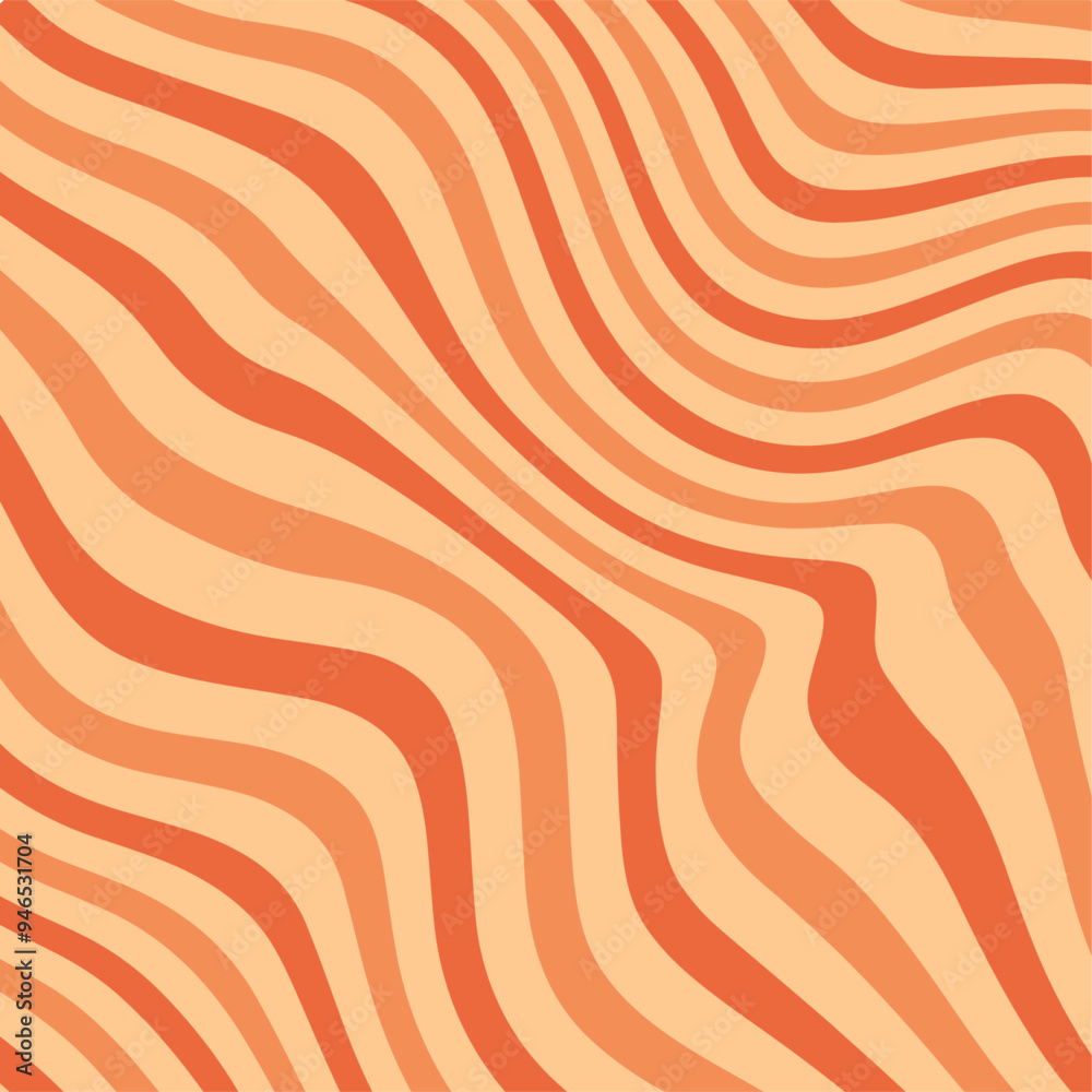 Arrière-plan effet vague liquide cool et groowy. Papier-peint rétro et tendance
