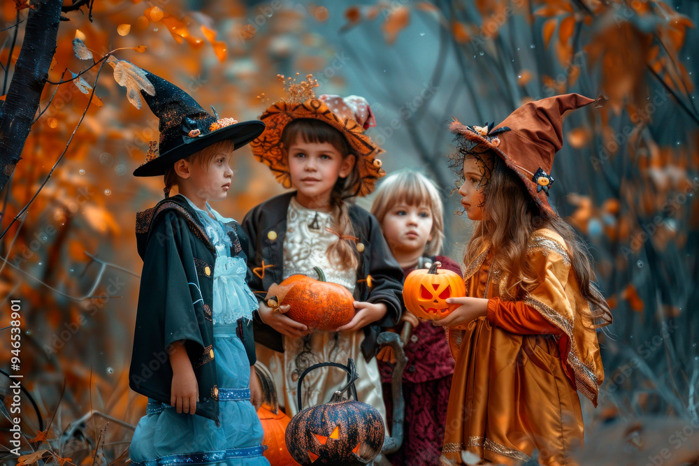 children at halloween children at halloween