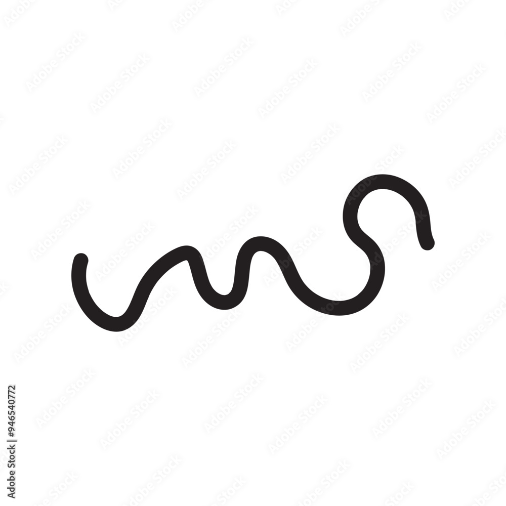 wave doodle line for decoration wave doodle line for decoration