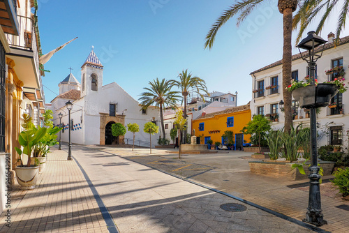Santa Christo church in the old town Marbella, Andalusia , Spain
