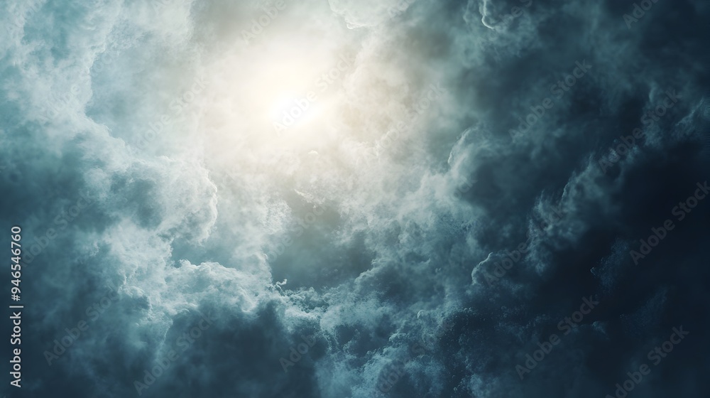 Ethereal Dispersal Clouds Parting to Reveal Faint Sunlight A conceptual image showcasing the delicate and wispy dispersal of clouds allowing the sun s rays to gently shine through the hazy Ethereal Dispersal Clouds Parting to Reveal Faint Sunlight A conceptual image showcasing the delicate and wispy dispersal of clouds allowing the sun s rays to gently shine through the hazy