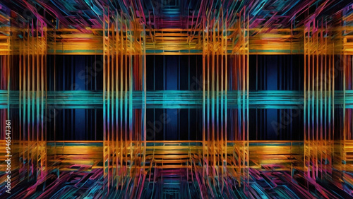 AI-Generated Abstract Art with Five Stunning Designs