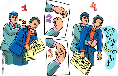 Heimlich maneuver, saving someone choking on food Help a friend filter the news flow. Abundance of content and media overload. Content moderation and saving people.