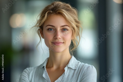 Free Download Portrait of a confident municipal office administrator, Generative AI - GFXLoad