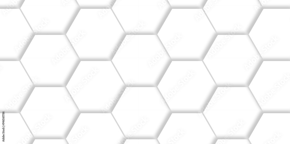Vector white Hexagonal Background. Luxury White Pattern. 3D Futuristic abstract honeycomb mosaic white background. geometric mesh cell texture. modern futuristic wallpaper. Vector white Hexagonal Background. Luxury White Pattern. 3D Futuristic abstract honeycomb mosaic white background. geometric mesh cell texture. modern futuristic wallpaper.