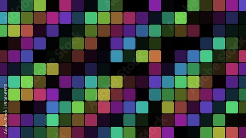 Flashing Squares Vivid Colors 3