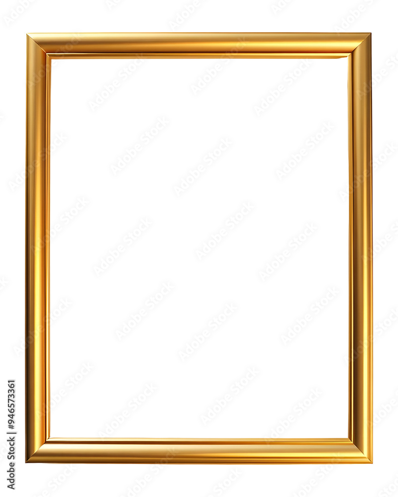 Gold photo frame