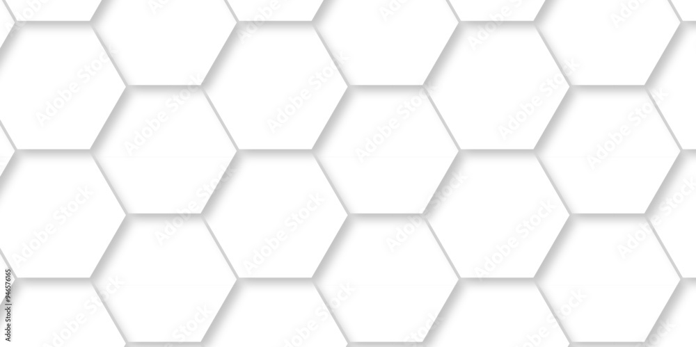 Vector abstract hexagonal futuristic geometric backdrop White background and embossed hexagon , honeycomb white hexagon concept design abstract technology background vector background, or wallpaper. Vector abstract hexagonal futuristic geometric backdrop White background and embossed hexagon , honeycomb white hexagon concept design abstract technology background vector background, or wallpaper.