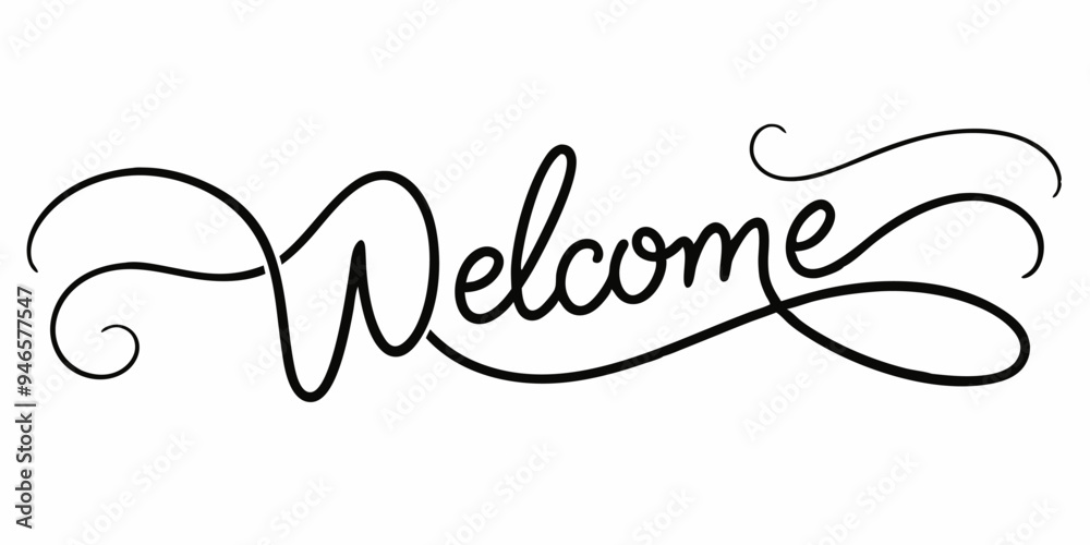 A stylish and elegant handwritten welcome sign, perfect for adding a touch of charm to your designs. This elegant and graceful font is ideal for invitations, greeting cards, website headers. A stylish and elegant handwritten welcome sign, perfect for adding a touch of charm to your designs. This elegant and graceful font is ideal for invitations, greeting cards, website headers.
