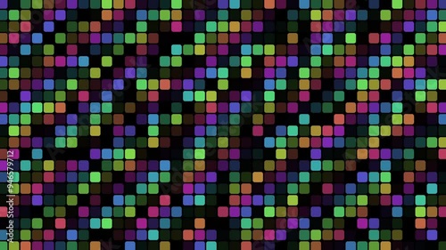 Flashing Squares Vivid Colors 1