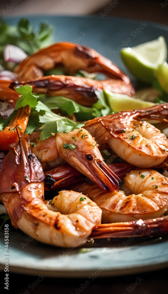 Grilled shrimp Grilled shrimp