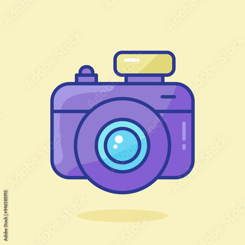 Camera Vector Icon Illustration Technology concept