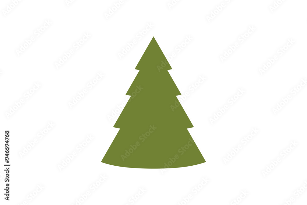 Fototapeta premium green christmas tree