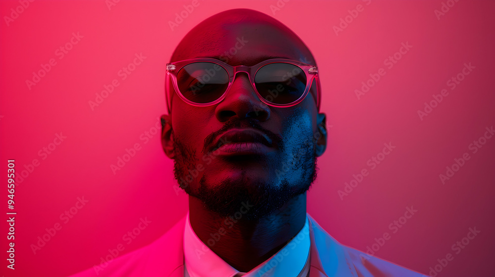 Fototapeta premium Man Attending Music Concert Man With Cocoa