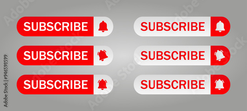 "Engage users with a Subscribe button and bell icon, ideal for notifications and alerts."
