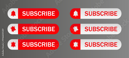 "Engage users with a Subscribe button and bell icon, ideal for notifications and alerts."
