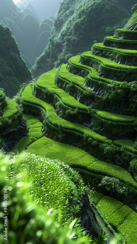 Terraced rice field in Mu Cang Chai, Vietnam