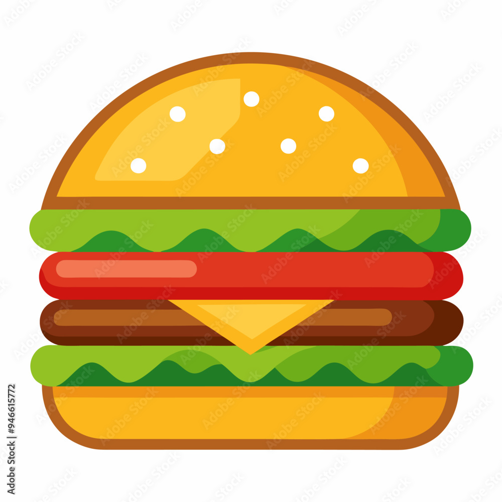 hamburger vector illustration hamburger vector illustration