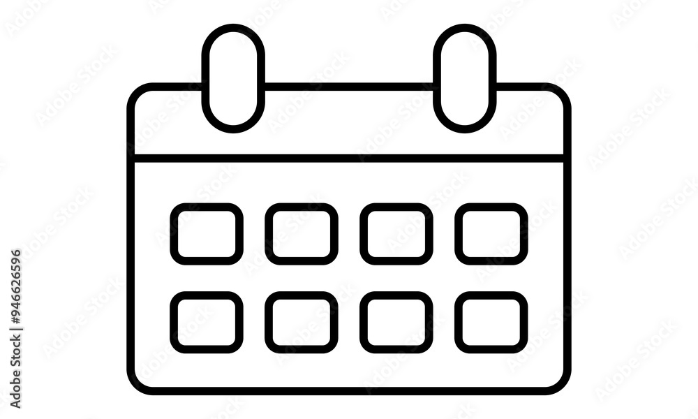 Calendar line icon Calendar line icon