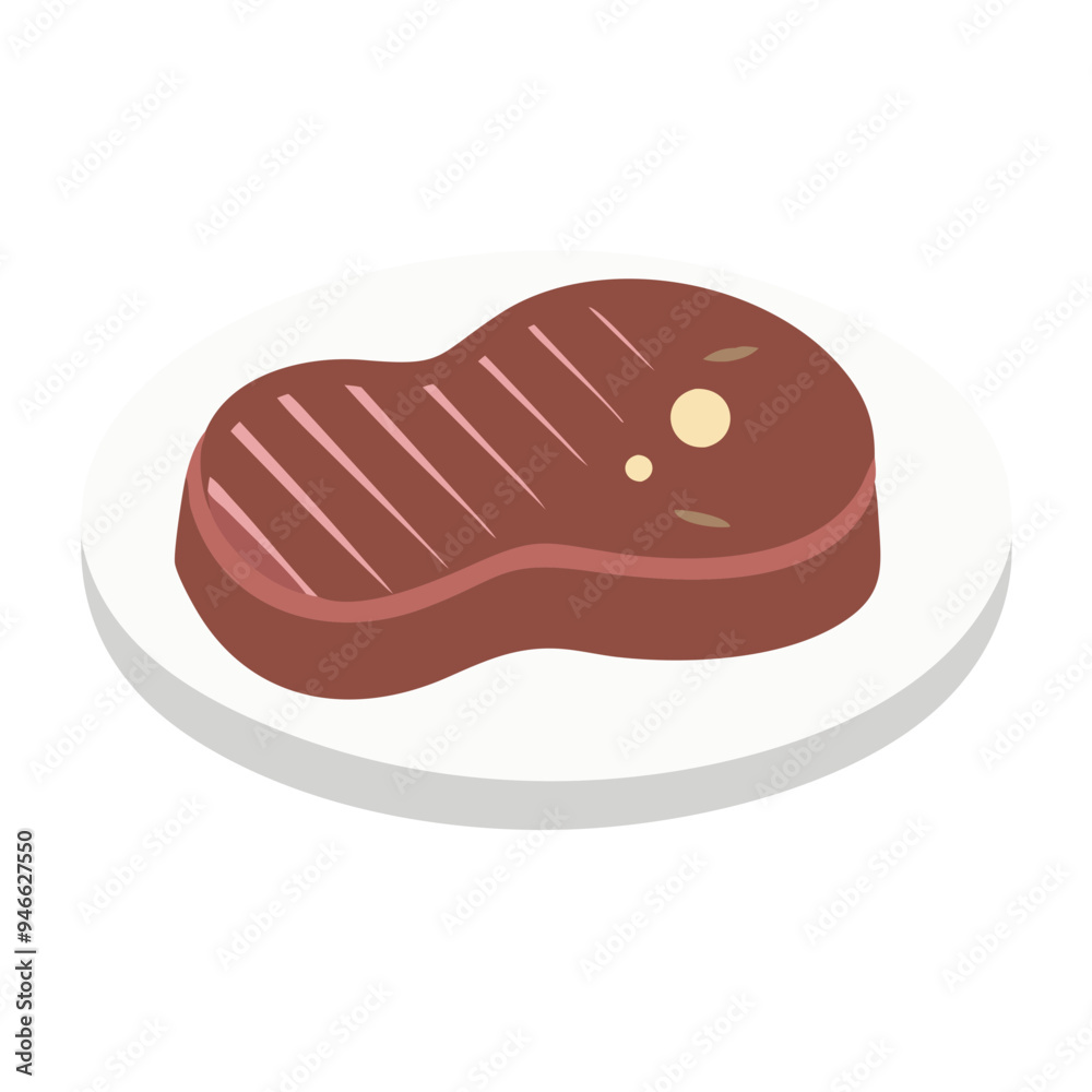 meat on a plate meat on a plate