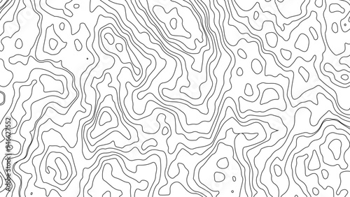 Transparent Topographic line map. Modern design with White background with topographic wavy pattern design, 
