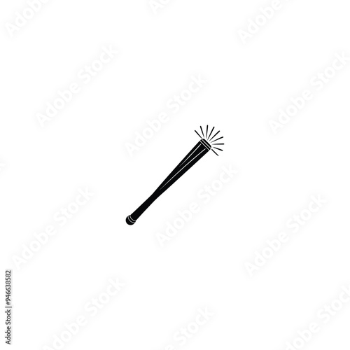 mascara brush isolated on white