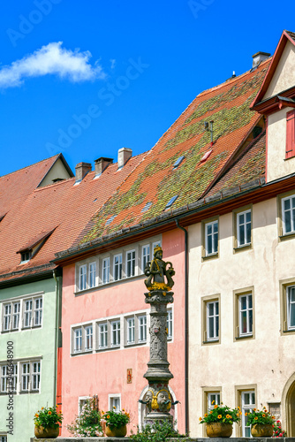 Die Herrngasse in der Altstadt von Rothenburg ob der Tauber