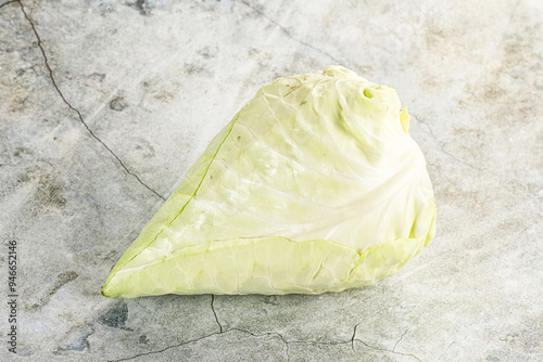 Cone sweetheart ripe green cabbage photo