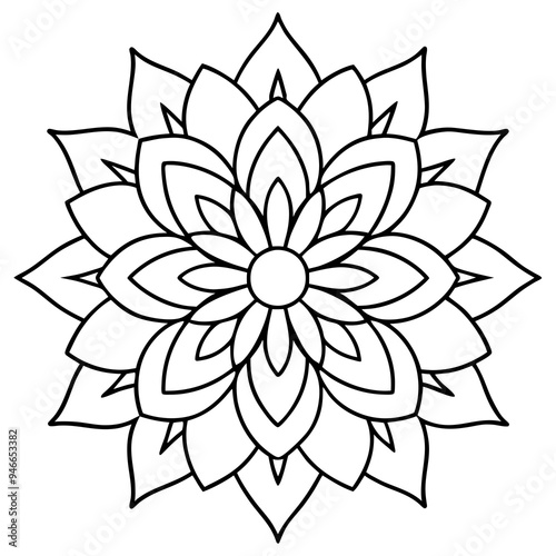 mandala design vector illustration