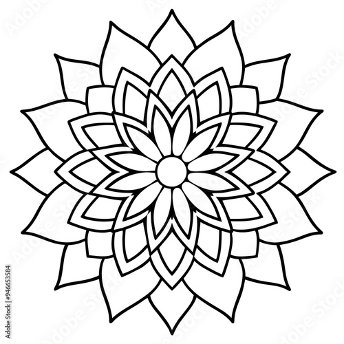 mandala design vector illustration