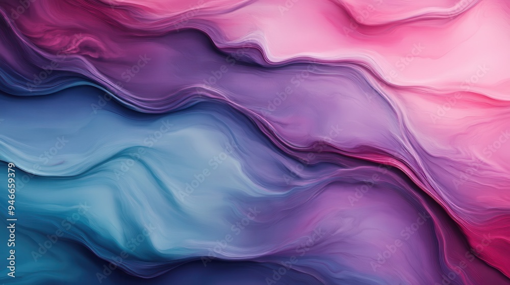 A stunning colorful abstract image featuring undulating wave patterns in vibrant shades of pink, purple, and blue, creating a dynamic and energetic visual impact. A stunning colorful abstract image featuring undulating wave patterns in vibrant shades of pink, purple, and blue, creating a dynamic and energetic visual impact.