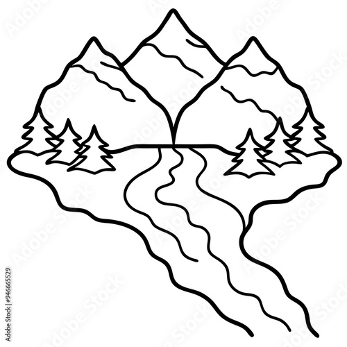 the river from the mountain fall down and creates seven lakes